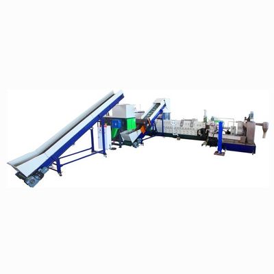 Mua Máy tái chế nhựa nhựa ngang 300kg / giờ hai giai đoạn với máy nén cắt online manufacture
