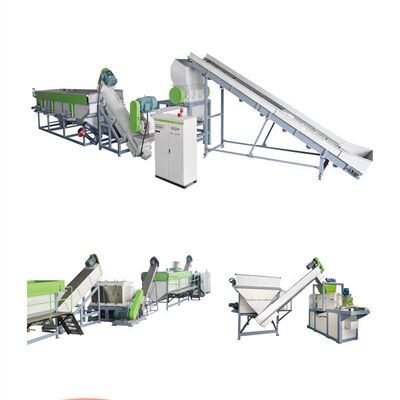 NSK Máy tái chế giặt nhựa PP Máy tái chế túi nhựa 1500kg / giờ