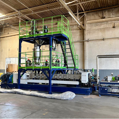 Thiết bị tự làm sạch nhựa pelletizing một vít và hai vít Extruder cho hợp chất và sửa đổi