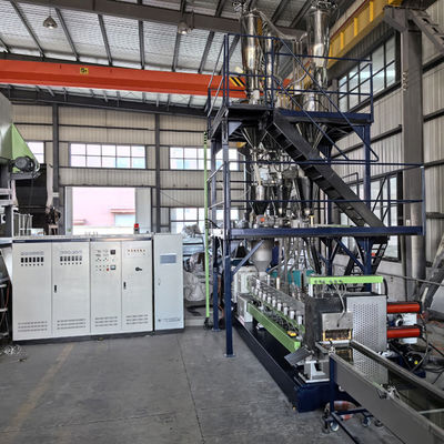 Co Rotation Twin Screw Extruder Máy làm viên nhựa để kết hợp và sửa đổi