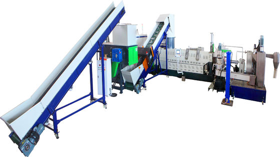 250kg/Hr Máy tái chế nhựa nhựa tùy chỉnh
