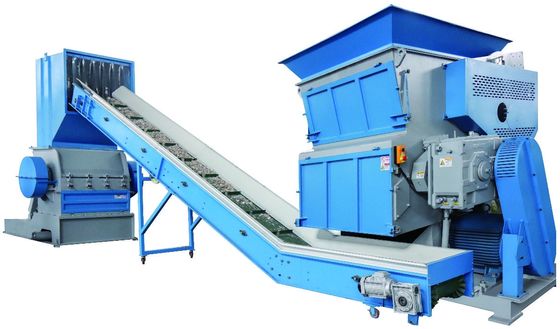 PP Jumbo Bag / Lump Plastic Granulator máy tính Granulator máy nghiền nhựa 800kg / Hr