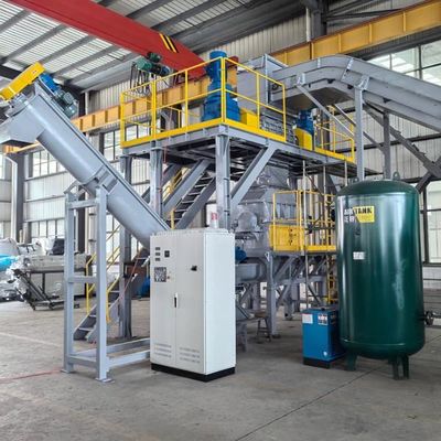 1.5t/H - 2t/H Máy tái chế pin lithium ion Hệ thống máy xé tự động