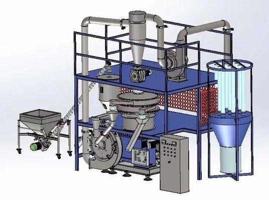 LDPE / HDPE nhựa granulator nhựa Pulverizer máy để tái chế