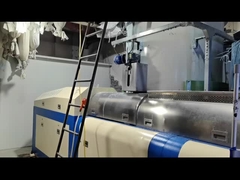 Máy tái chế sợi PET và mảnh PET với máy ép viên máy cắt một cấp